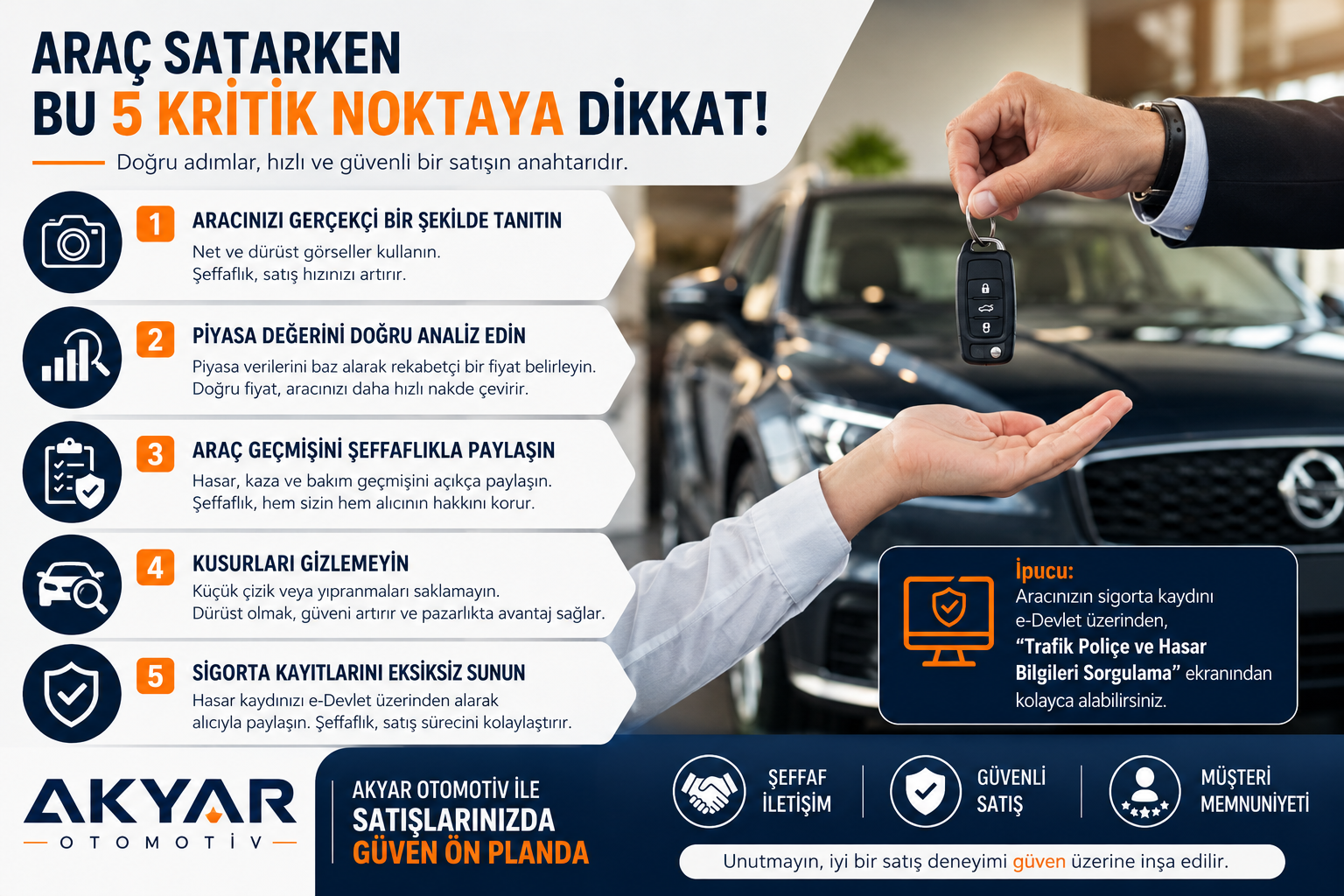 Araba Satarken Sıkça Yapılan Hatalar