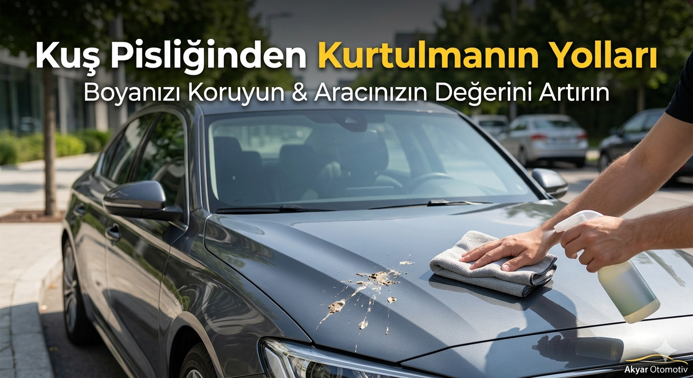 Kuş Pisliği Araba Boyasına Zarar Verir mi? Bilmeniz Gerekenler
