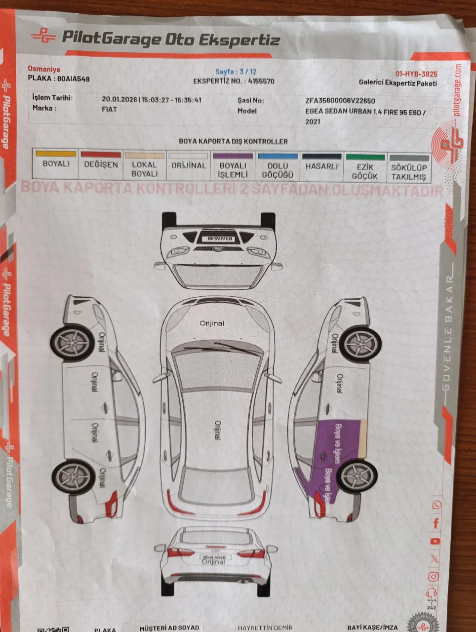 2021 Model Temiz Egea — 13